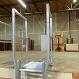 ALACCGP - Aluminum Access Ladder with Step Off Platform and Guardrails