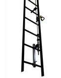 fixed ladder fall protection system