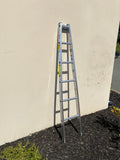 Window Washing Ladder with Pointed Top and V Groove